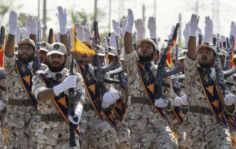 Iranian Revolutionary Guard- parade.