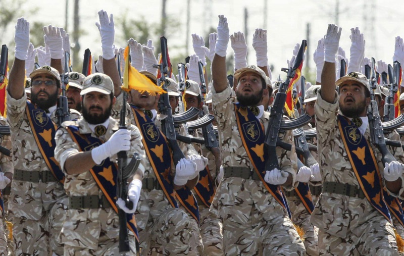 Iranian Revolutionary Guard- parade.