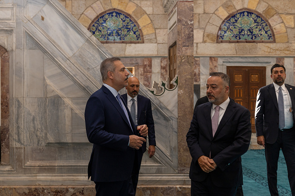Turkish Foreign Minister Hakan Fidan in Syria